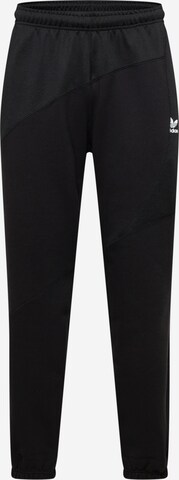 Effilé Pantalon ADIDAS ORIGINALS en noir : devant