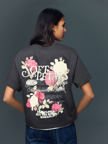 Bershka Póló - szürke