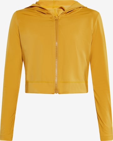 faina Athlsr Zip-Up Hoodie in Yellow: front