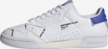ADIDAS ORIGINALS Låg sneaker 'Continental 80' i vit: framsida
