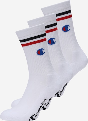 Chaussettes Champion Authentic Athletic Apparel en blanc : devant