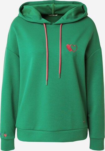 Key Largo Sweatshirt 'CHERIE' in Groen: voorkant