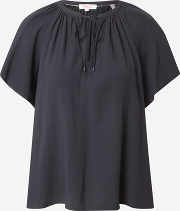 s.Oliver Blouse in Blauw: voorkant