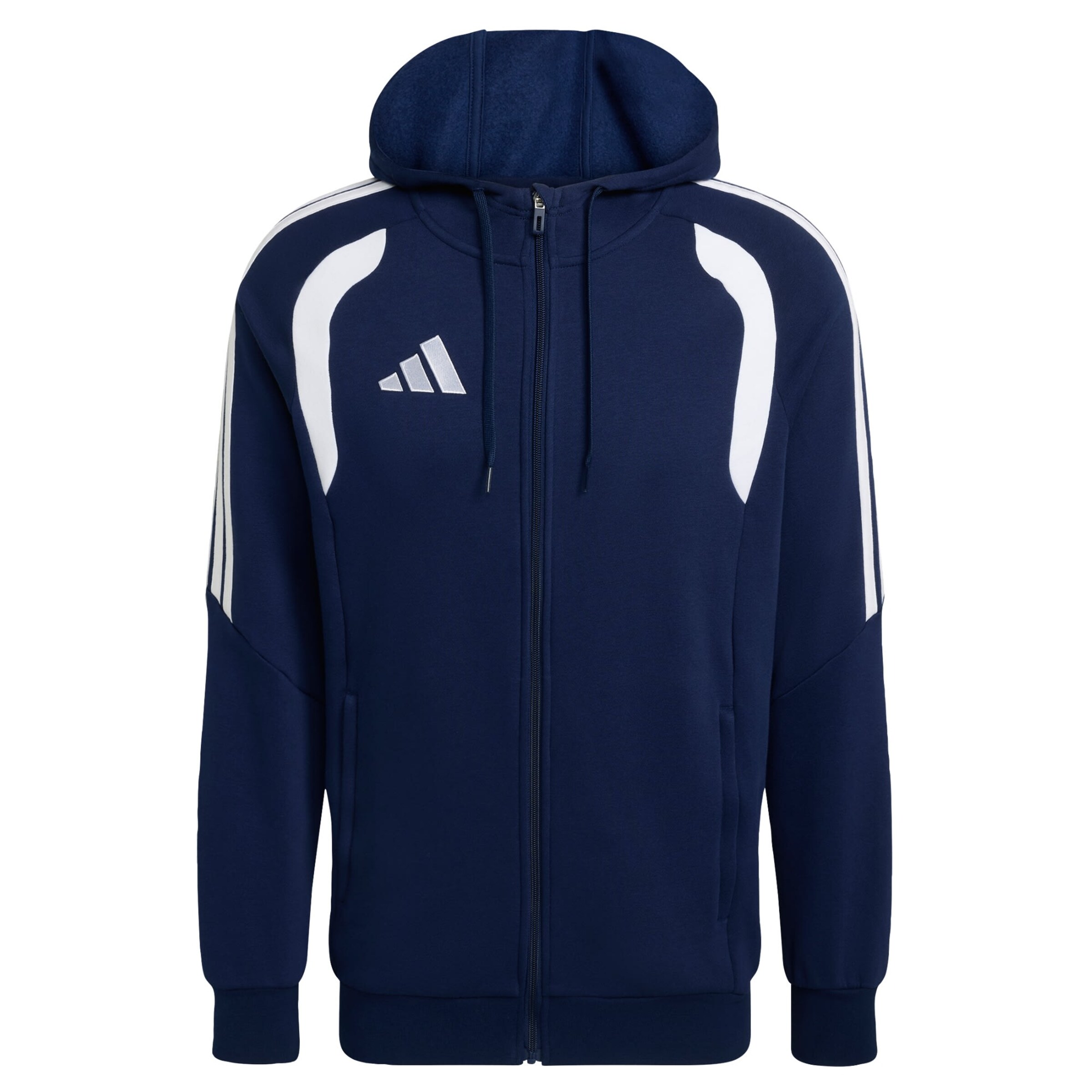 ADIDAS PERFORMANCE Athletic Zip-Up Hoodie 'Tiro26 League' in Blue: front