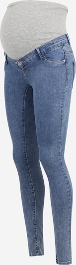 Only Maternity Jeans 'Rain' in de kleur Blauw denim / Grijs gemêleerd, Productweergave