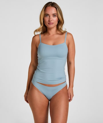 Hunkemöller String in Blauw: voorkant