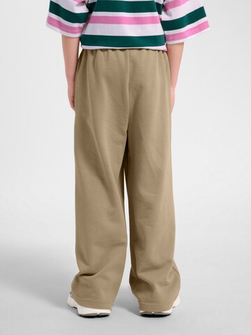 Hummel Wide leg Trousers 'Jump' in Brown