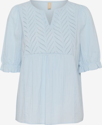 CULTURE Blouse 'Muxi Toril' in Blauw: voorkant