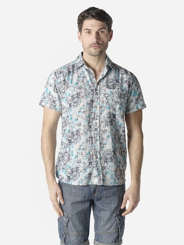 KOROSHI Regular fit Skjorta i blå: framsida