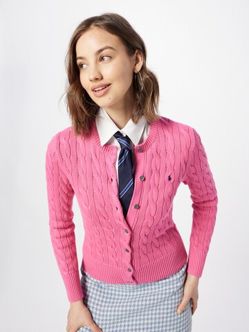 Polo Ralph Lauren Плетена жилетка в розово