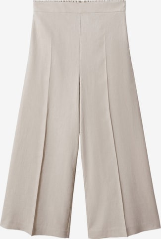 MANGO Pleated Pants 'Lote' in Grey: front