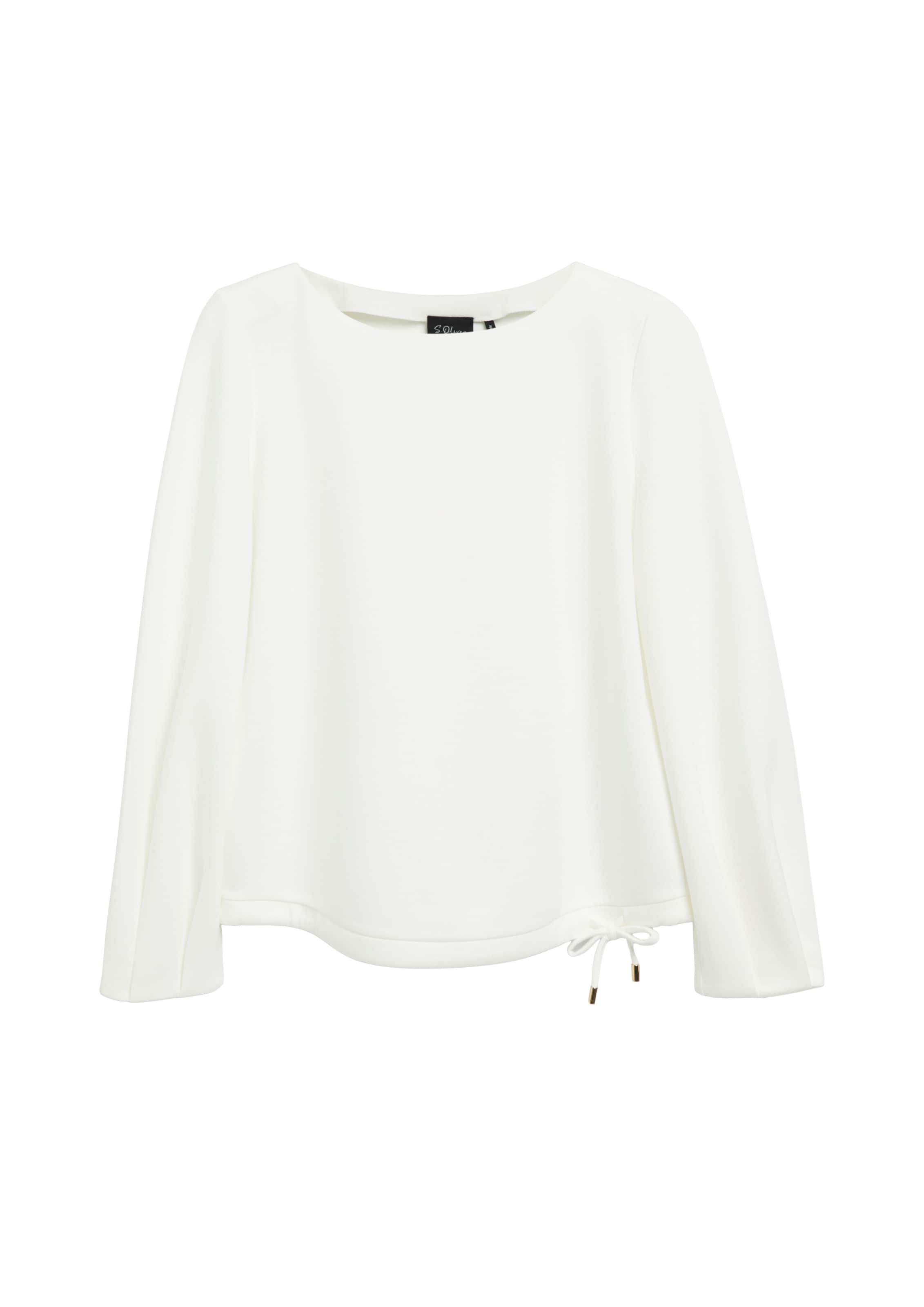 s.Oliver Sweatshirt in Beige: voorkant