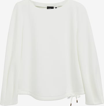 s.Oliver Sweatshirt in Beige: voorkant