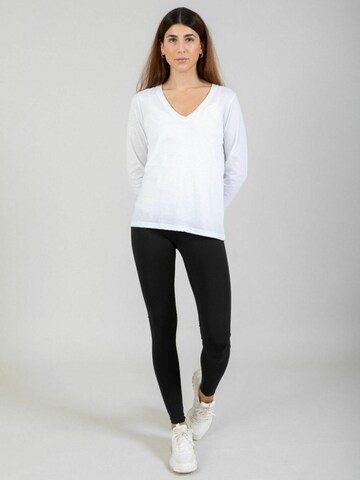 Coster Copenhagen - Top ' CC ' en blanco