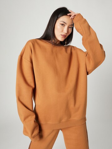 Smiles Sweatshirt 'Falk' in Braun