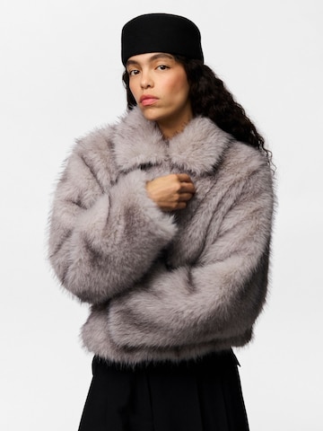 PIECES Jacke 'PCJilla' in Grau
