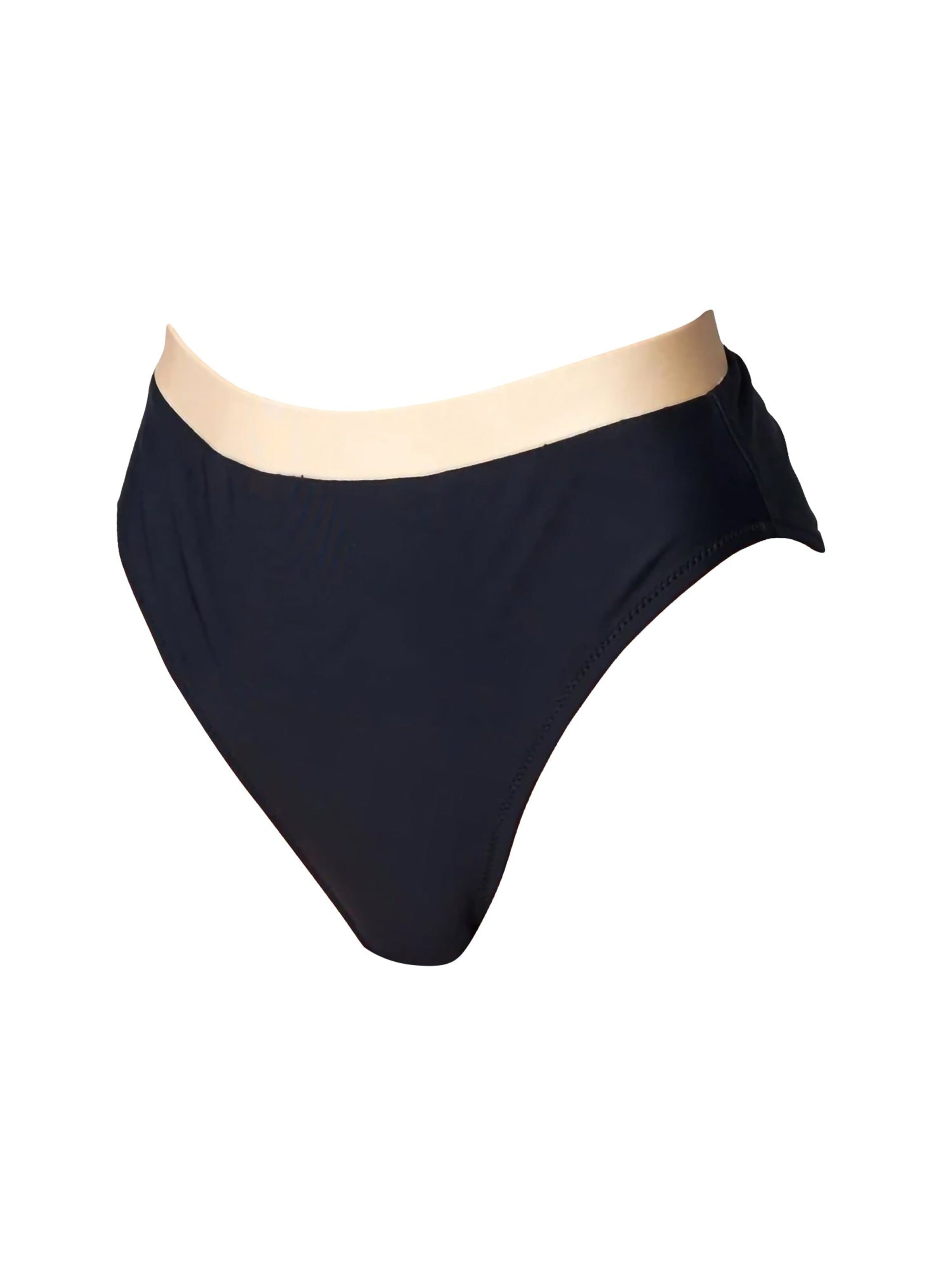 Slip bikini 'VICTORIA' di La Michaux in nero: frontale