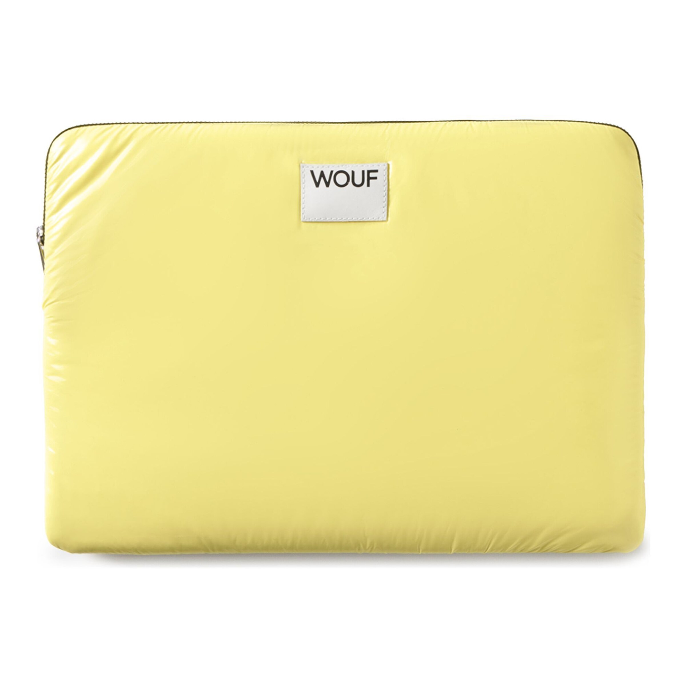 Wouf Laptoptasche 'Glossy ' in Gelb: Vorderseite