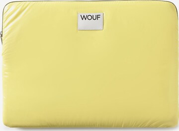 Wouf Laptoptasche 'Glossy ' in Gelb: Vorderseite