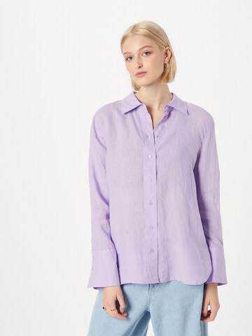 Gina Tricot Blouse 'Lovisa' in Lila: voorkant