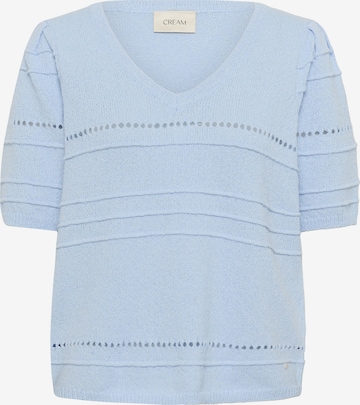 Cream Sweater 'Poppi' in Blue: front