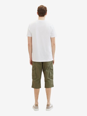 TOM TAILOR Regular Cargo Pants in Green