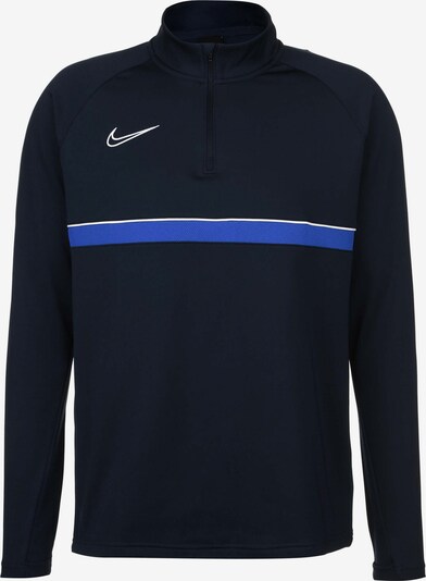 NIKE Sportsweatshirt 'Academy' in blau / dunkelblau / weiß, Produktansicht