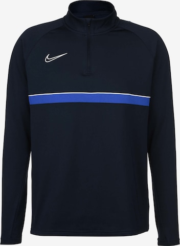 NIKE Athletic Sweatshirt 'Academy' in Blue: front