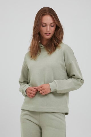 b.young Sweatshirt in Groen: voorkant