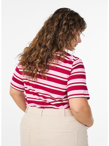 Zizzi Shirt 'Mallis' in Rood