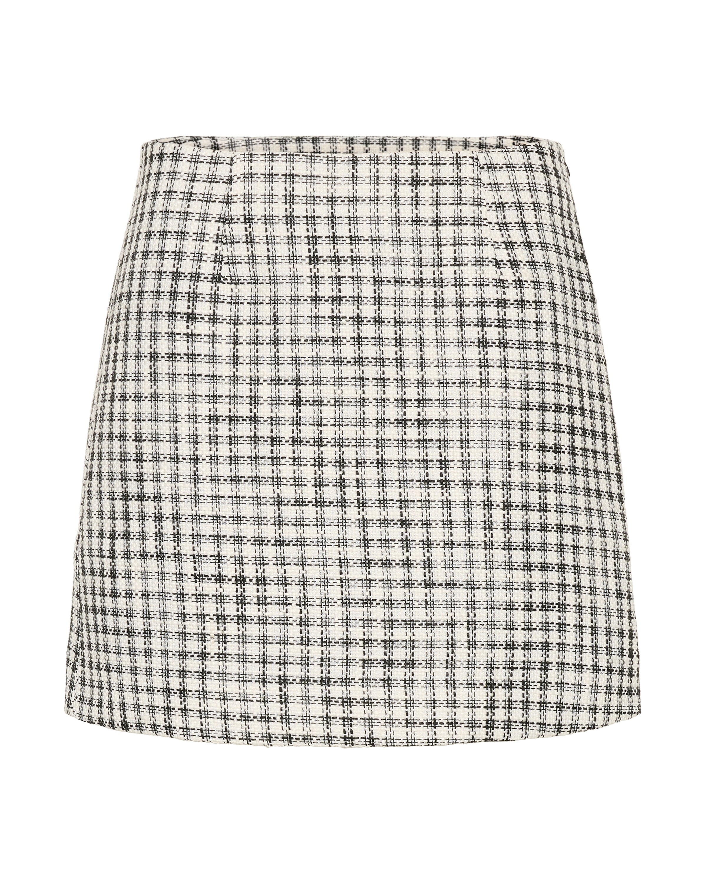 CULTURE Nederdel 'Heaven' i sort / hvid, Produktvisning