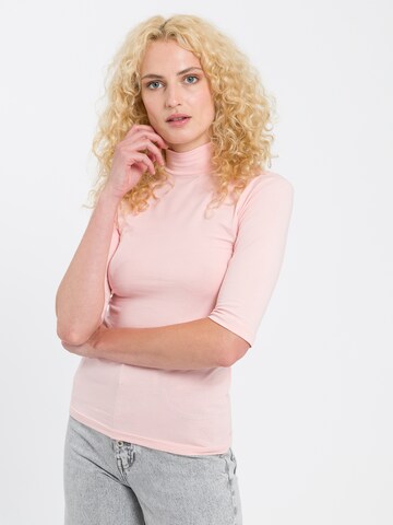 Cross Jeans Shirt ' 55899 ' in Pink: predná strana