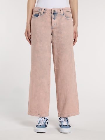 DICKIES Bootcut Džíny 'Mechanic' – pink: přední strana