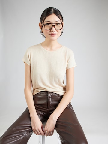 T-shirt 'Evelina' BOSS Orange en beige : devant