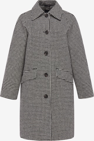 usha BLACK LABEL - Abrigo de entretiempo en negro: frente