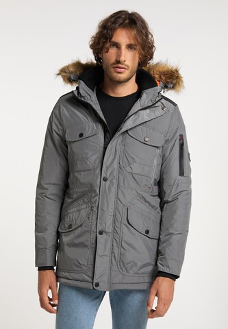 ALEKO Winter Parka in Grey: front