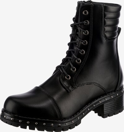 Lynfield Lace-Up Ankle Boots in Black, Item view