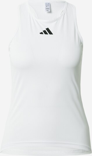 Sportiniai marškinėliai be rankovių 'Club ' iš ADIDAS PERFORMANCE, spalva – juoda / balta, Prekių apžvalga