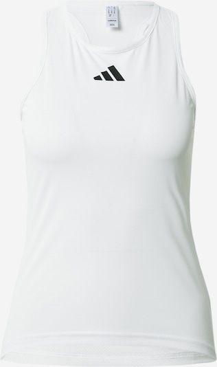 Sportiniai marškinėliai be rankovių iš ADIDAS PERFORMANCE, spalva – juoda / balta, Prekių apžvalga