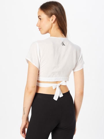 Calvin Klein Swimwear - Blusa en blanco