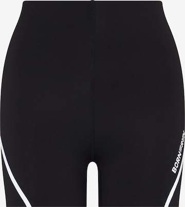 Born Skinny Sportbroek ' Luna Run ' in Zwart: voorkant