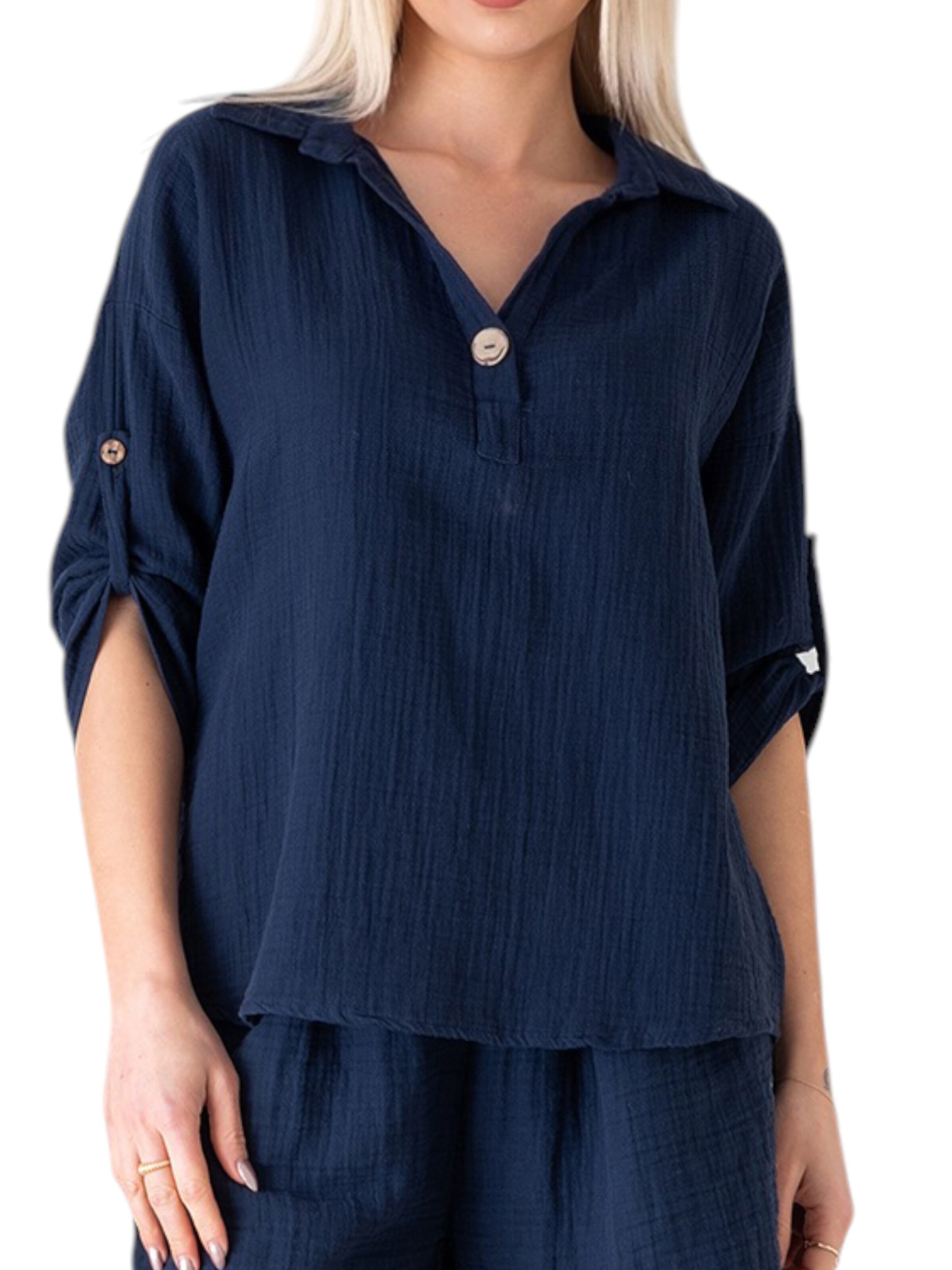 WENOR Blouse 'LINARA' in Blauw