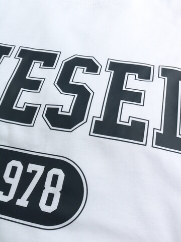 Maglietta 'T-DIEGOR 1-A.' di DIESEL in bianco