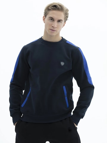 SCR. Sportsweatshirt 'LELYAN'‌‌‌‌ in Blau: Vorderseite