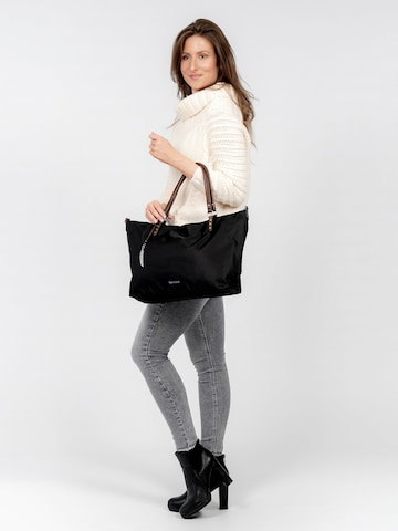 Waipuna Shopper ' Kanalana ' in Black: front