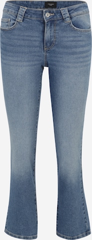 Vero Moda Petite جينز ذات سيقان واسعة جينز 'LANEY' بلون أزرق: الأمام