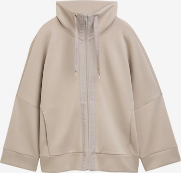 TOM TAILOR Sweatvest in Grijs: voorkant