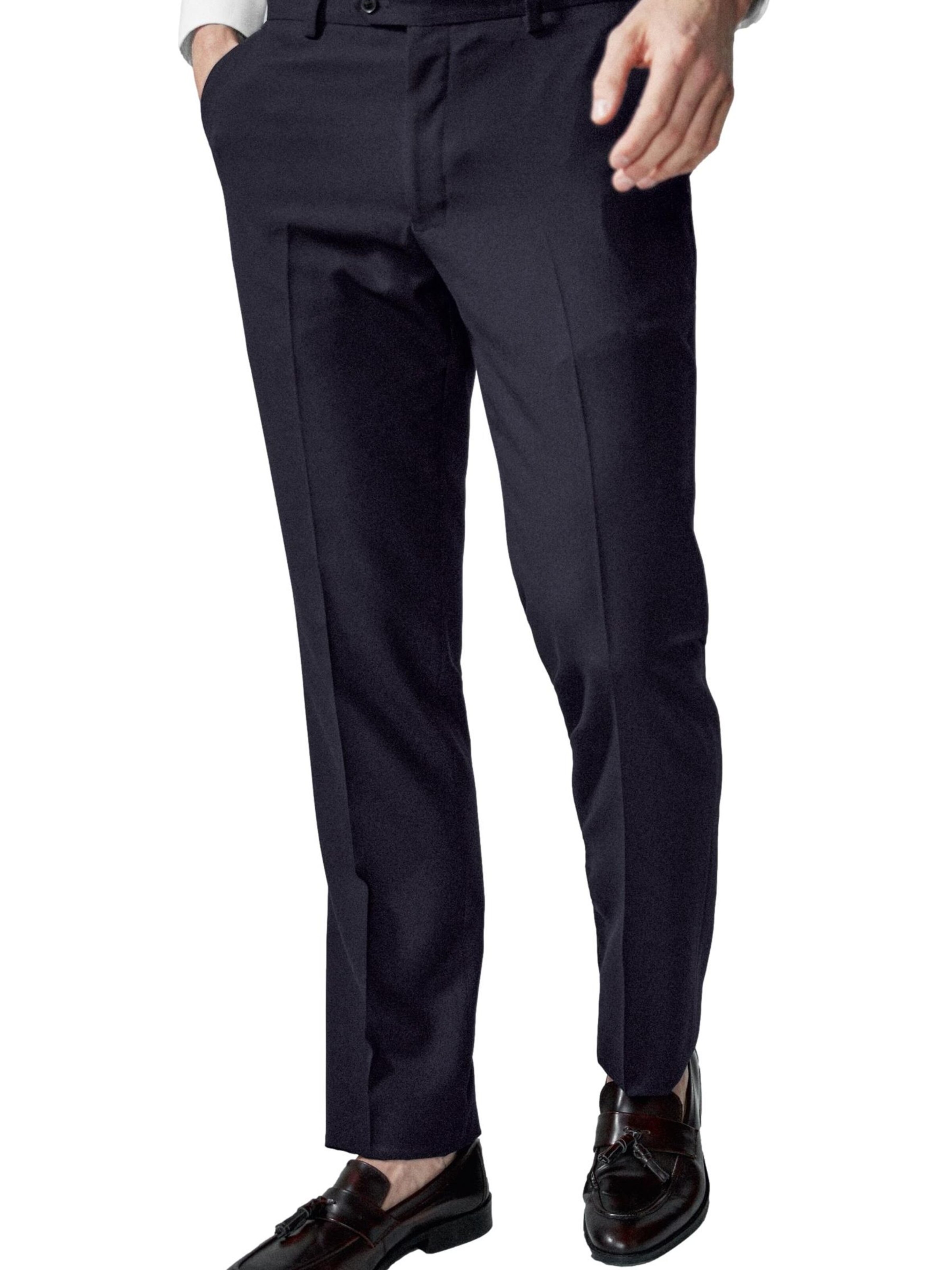 Next Liibuv Viikidega püksid, värv sinine: eest vaates