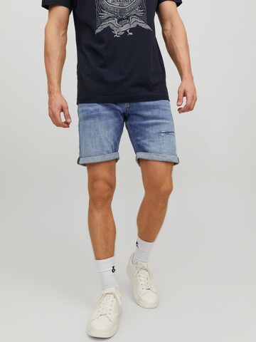 JACK & JONES Regular Jeans 'Chris Wood' in Blue: front