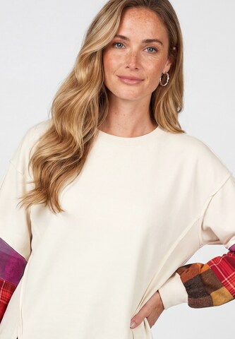 usha BLUE LABEL Sweatshirt in Beige